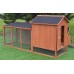 7.2' Chicken Coop Running Cage Backyard Poultry Hen House Bantam Extra Large