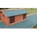 Omitree 10' ft Wood Chicken Coop Backyard Hen Run House Chicken 6 Nesting Box & Run