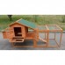 Deluxe Large Wood Chicken Coop Backyard Hen House 3-5 Chickens w nesting box Run