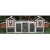 Omitree NEW 123" Large Solid Wood Chicken Coop Backyard Hen House 4-6 Chickens with 4 Nesting Boxes