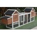 Omitree NEW 123" Large Solid Wood Chicken Coop Backyard Hen House 4-6 Chickens with 4 Nesting Boxes