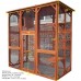 New Large Outdoor Weatherproof Multi Platforms Wooden Cat House Catio Indoor Feral Cat Shelter with Lounge Box Asphalt Roof