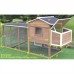 Omitree Large 87" Wood Chicken Coop Backyard Hen House 4-8 Chickens nesting box & Run