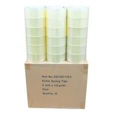 36 Rolls Clear 2 Mil Carton Shipping Box Sealing Packing Tape 2" x 110 Yards