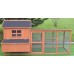 7.2' Chicken Coop Running Cage Backyard Poultry Hen House Bantam Extra Large