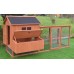 7.2' Chicken Coop Running Cage Backyard Poultry Hen House Bantam Extra Large
