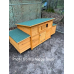 Omitree New 69" Wood Hen Chicken Duck poultry Hutch House Coop Cage with 4 nesting boxes