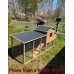 Omitree Large 87" Wood Chicken Coop Backyard Hen House 4-8 Chickens nesting box & Run