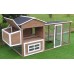 Omitree Large 87" Wood Chicken Coop Backyard Hen House 4-8 Chickens nesting box & Run