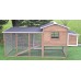Omitree Large 87" Wood Chicken Coop Backyard Hen House 4-8 Chickens nesting box & Run