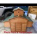 Omitree Deluxe Large Wood Chicken Coop Backyard Hen House 6-10 Chickens with 6 nesting box