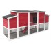Omitree Deluxe Large Wood Chicken Coop Backyard Hen House 4-6 Chickens with 4 Nesting Box