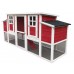 Omitree Deluxe Large Wood Chicken Coop Backyard Hen House 4-6 Chickens with 4 Nesting Box