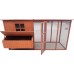 Omitree 87" Wood Chicken Coop Backyard Hen House 4-6 Chickens 3 Nesting Box & Run New