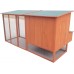 Omitree 87" Wood Chicken Coop Backyard Hen House 4-6 Chickens 3 Nesting Box & Run New