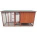 Omitree 87" Wood Chicken Coop Backyard Hen House 4-6 Chickens 3 Nesting Box & Run New