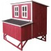 Omitree Large Wood Backyard Chicken Coop Hen House 4-8 Chickens w 4 Nesting Box New