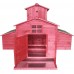 Omitree Deluxe Large Backyard Wood Chicken Coop Hen House 4-8 Chickens with 3 Nesting Box New