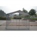 Heavy Duty Outdoor Dog Kennel Enclosure w UV stabilized Shade Cover 20'x10'x6' (3x6 meters)